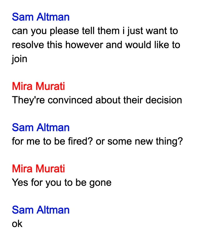 Legal Text Conversation Generator OpenAI Sam and Mira example