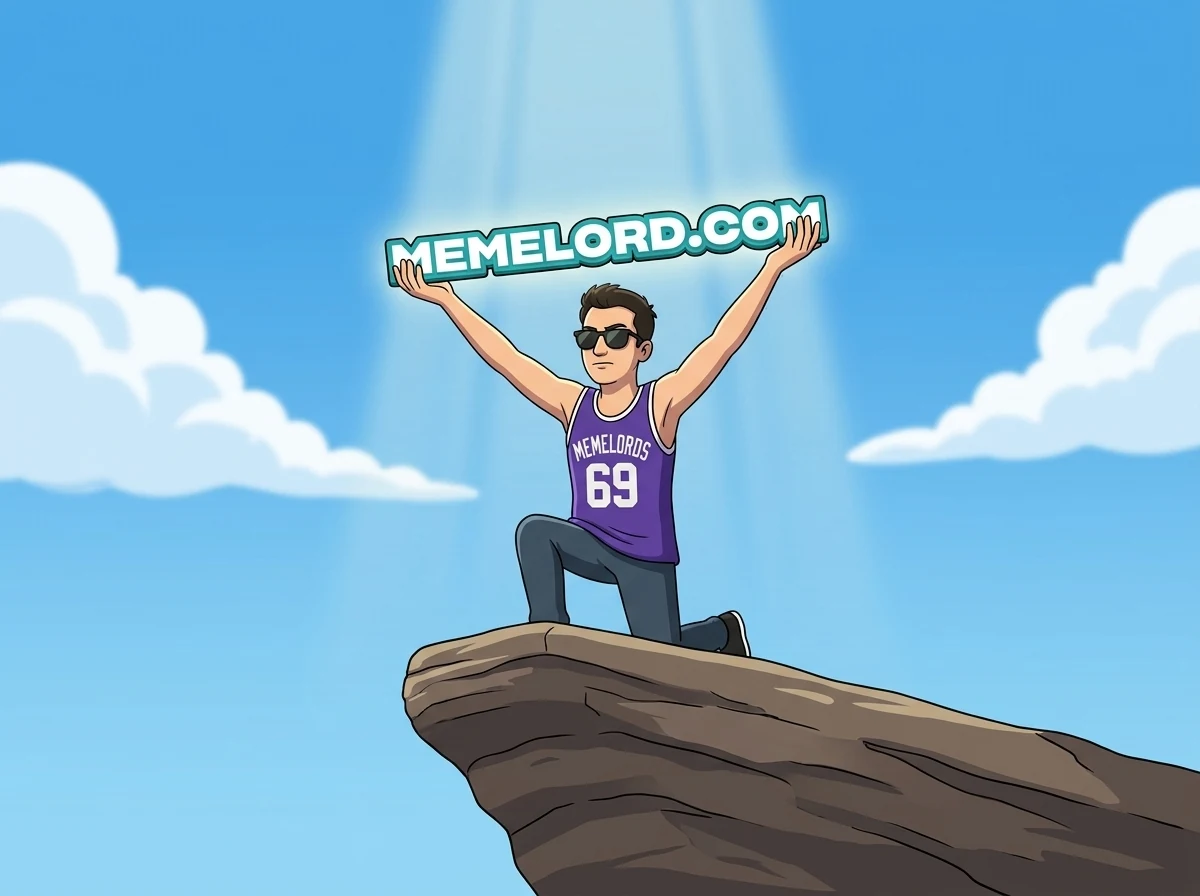 Lion King Simba presentation meme example with Jason Levin presenting a Memelord sign